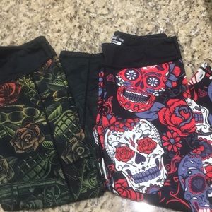 Two pair Constantly Varied Leggings 7/8 length